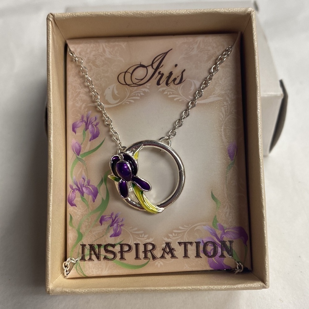 Floral Inspirations Necklace Iris
